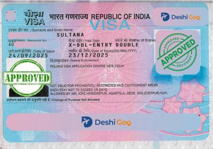 India double-entry visa