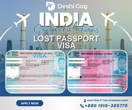 India visa on a lost-passport case