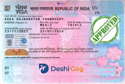 India medical visa (MED-2)