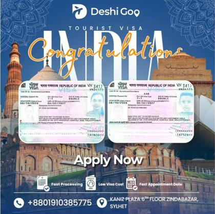 India tourist visa (double entry)